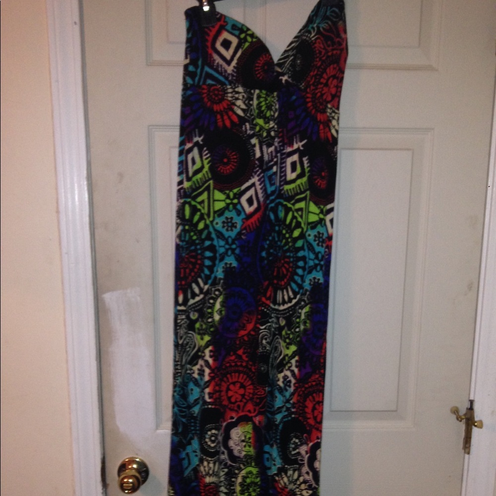 Halter maxi dress